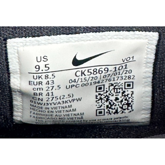 Nike Kyrie 6 Team CK5869-101 Men\'s Sneakers 9.5 White Black Basketball Shoes main image 5